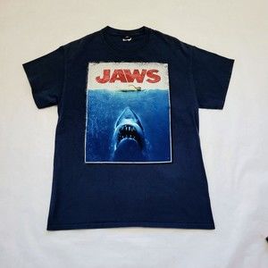 JAWS Movie T Shirt Horror Steven Spielberg Promo.